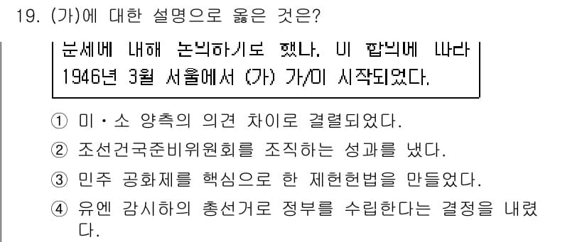 9급_지방직_공무원_한국사 2021년 19번 - 정답과 핵심 포인트를 검수 중인 기출문제