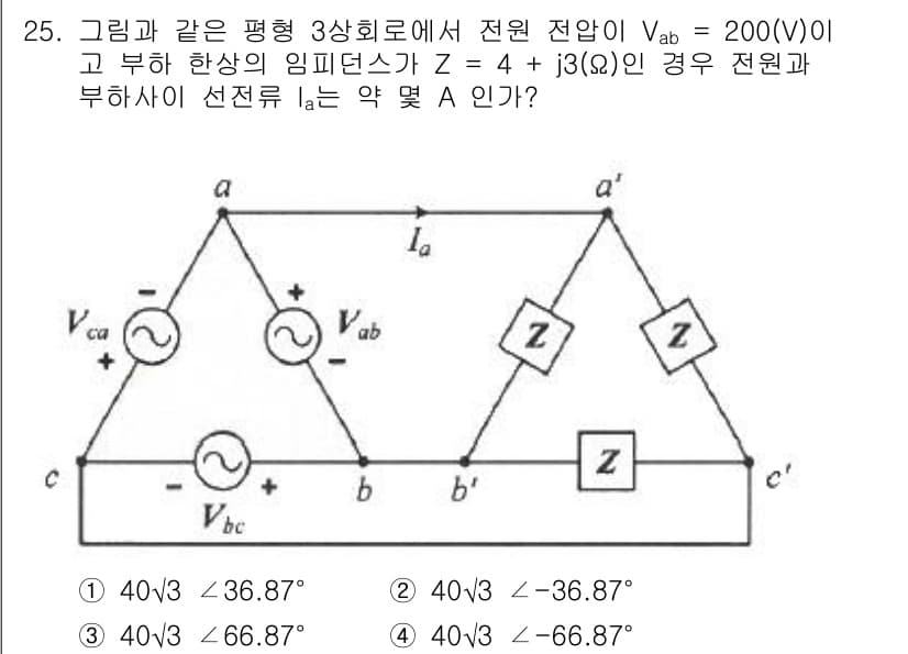 철도신호기사 2021년 25번 - 정답과 핵심 포인트를 검수 중인 기출문제