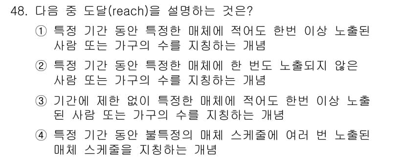 시각디자인기사 2021년 48번 - 정답과 핵심 포인트를 검수 중인 기출문제