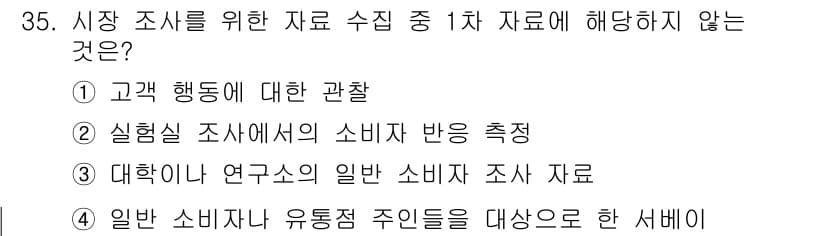 텔레마케팅관리사 2021년 35번 - 정답과 핵심 포인트를 검수 중인 기출문제