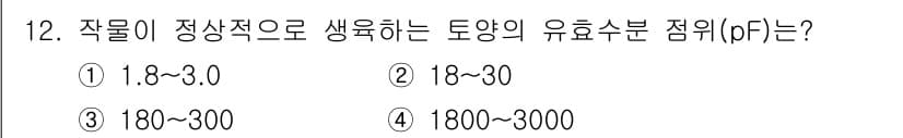 유기농업기사 2021년 12번 - 정답과 핵심 포인트를 검수 중인 기출문제