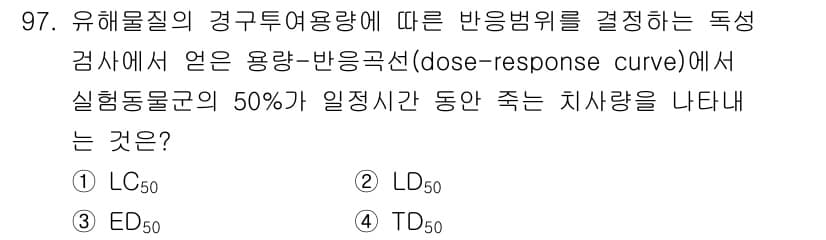 산업위생관리기사 2021년 100번 - 정답과 핵심 포인트를 검수 중인 기출문제