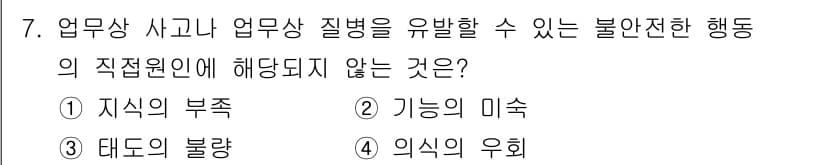 산업위생관리기사 2021년 7번 - 정답과 핵심 포인트를 검수 중인 기출문제