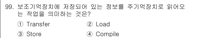 컴퓨터시스템기사(A형) 2021년 99번 - 정답과 핵심 포인트를 검수 중인 기출문제