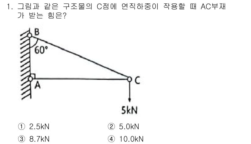 토목기사 2021년 1번 - 정답과 핵심 포인트를 검수 중인 기출문제