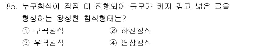 산림기사 2021년 85번 - 정답과 핵심 포인트를 검수 중인 기출문제