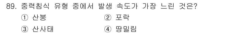 산림기사 2021년 89번 - 정답과 핵심 포인트를 검수 중인 기출문제