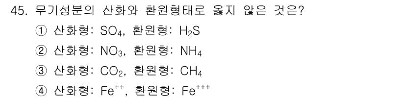 종자기사 2021년 45번 - 정답과 핵심 포인트를 검수 중인 기출문제