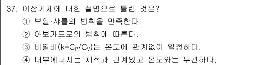 가스기사 2021년 37번 - 정답과 핵심 포인트를 검수 중인 기출문제