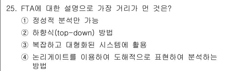 산업안전기사_필기 2021년 25번 - 정답과 핵심 포인트를 검수 중인 기출문제