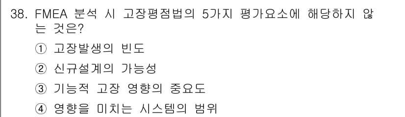 산업안전기사_필기 2021년 38번 - 정답과 핵심 포인트를 검수 중인 기출문제