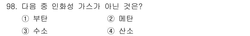 산업안전기사_필기 2021년 98번 - 정답과 핵심 포인트를 검수 중인 기출문제
