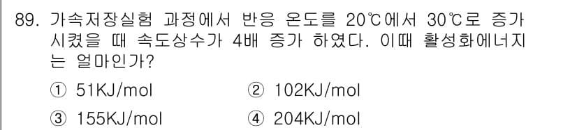 식육가공기사 2019년 89번 - 정답과 핵심 포인트를 검수 중인 기출문제