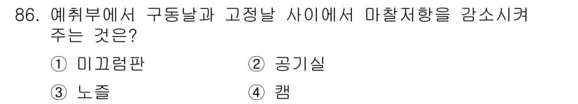 농업기계기사 2021년 87번 - 정답과 핵심 포인트를 검수 중인 기출문제