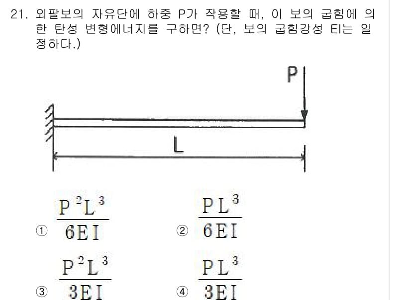 용접기사 2021년 21번 - 정답과 핵심 포인트를 검수 중인 기출문제