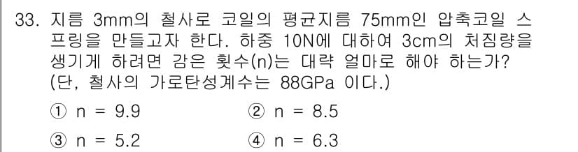 용접기사 2021년 33번 - 정답과 핵심 포인트를 검수 중인 기출문제