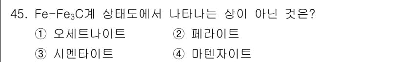 용접기사 2021년 45번 - 정답과 핵심 포인트를 검수 중인 기출문제