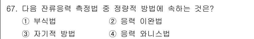 용접기사 2021년 67번 - 정답과 핵심 포인트를 검수 중인 기출문제