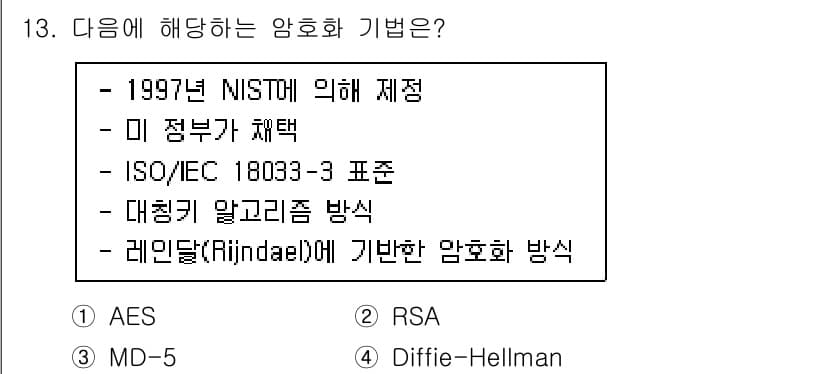 멀티미디어콘텐츠제작전문가 2021년 13번 - 정답과 핵심 포인트를 검수 중인 기출문제