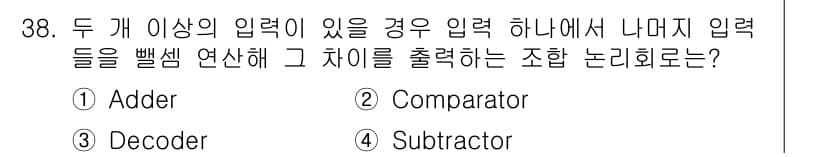 컴퓨터시스템기사(B형) 2021년 38번 - 정답과 핵심 포인트를 검수 중인 기출문제
