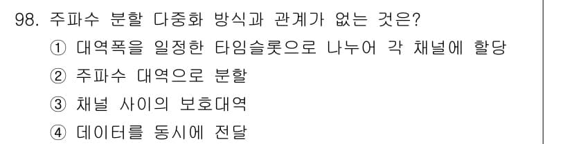 컴퓨터시스템기사(B형) 2021년 98번 - 정답과 핵심 포인트를 검수 중인 기출문제