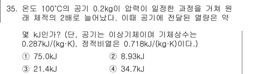 일반기계기사 2021년 35번 - 정답과 핵심 포인트를 검수 중인 기출문제