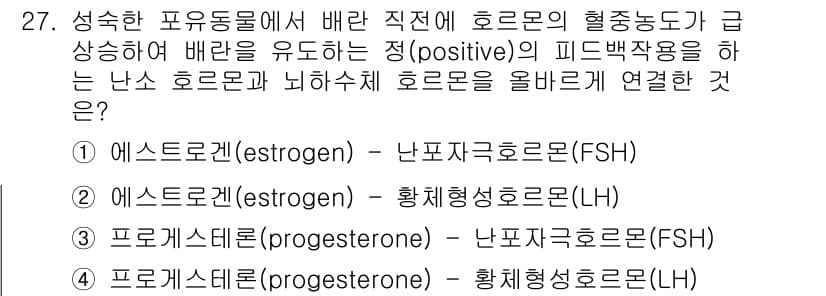 축산기사 2021년 27번 - 정답과 핵심 포인트를 검수 중인 기출문제