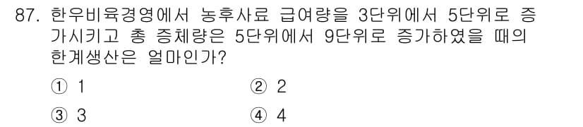 축산기사 2021년 87번 - 정답과 핵심 포인트를 검수 중인 기출문제