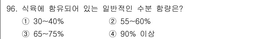 축산기사 2021년 96번 - 정답과 핵심 포인트를 검수 중인 기출문제