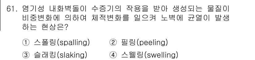 에너지관리기사 2021년 61번 - 정답과 핵심 포인트를 검수 중인 기출문제