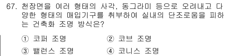 건축설비기사 2021년 67번 - 정답과 핵심 포인트를 검수 중인 기출문제