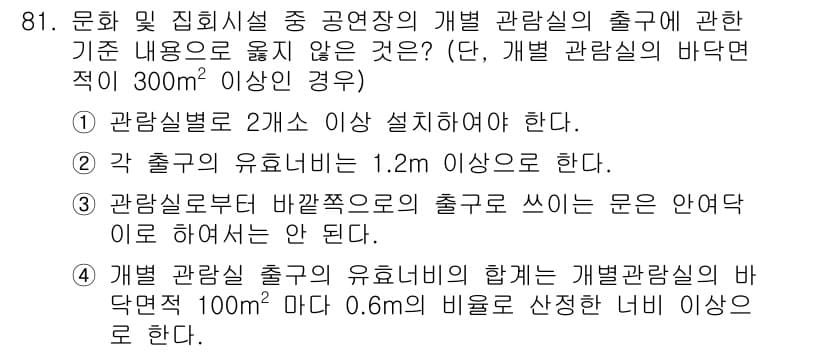 건축설비기사 2021년 82번 - 정답과 핵심 포인트를 검수 중인 기출문제