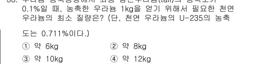 원자력기사 2021년 38번 - 먼저 문제의 핵심 조건과 판단 기준을 차례대로 정리해야 합니다. 제시된 ... 에 관한 핵심 기출문제