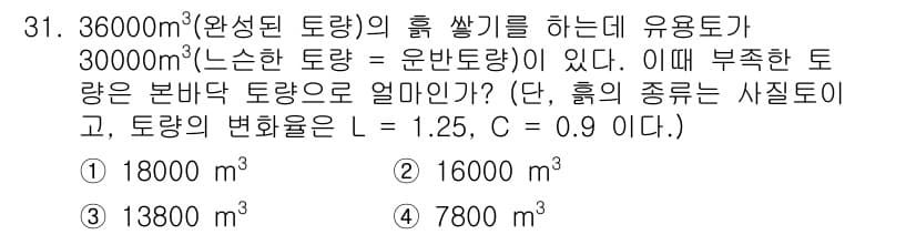 건설재료시험기사 2021년 31번 - 정답과 핵심 포인트를 검수 중인 기출문제