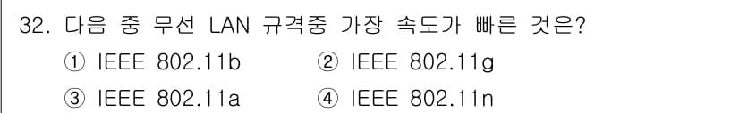 무선설비기능사 2021년 32번 - 정답과 핵심 포인트를 검수 중인 기출문제