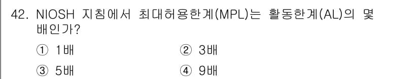건설안전기사 2021년 42번 - 정답과 핵심 포인트를 검수 중인 기출문제