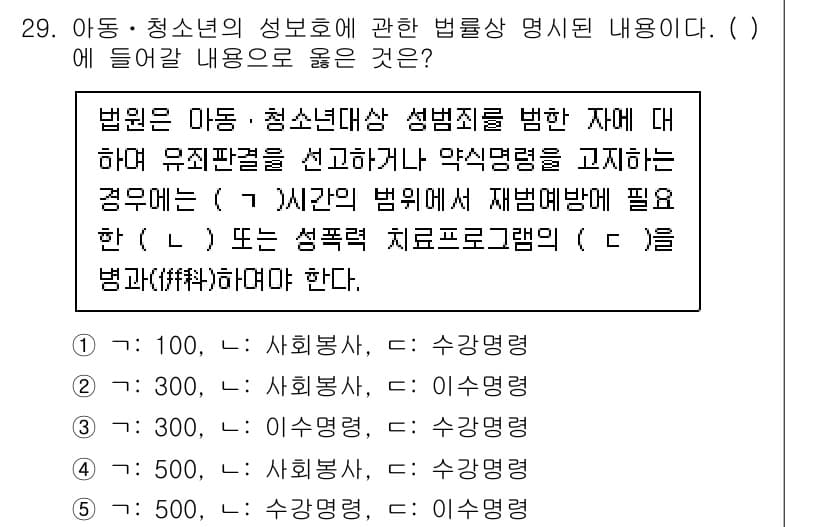 청소년상담사_1급(1교시)(구) 2021년 29번 - 정답과 핵심 포인트를 검수 중인 기출문제