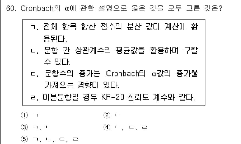 청소년상담사_1급(1교시)(구) 2021년 60번 - 정답과 핵심 포인트를 검수 중인 기출문제