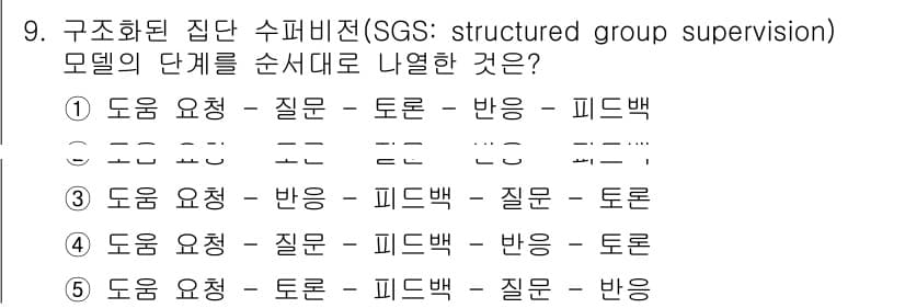 청소년상담사_1급(1교시)(구) 2021년 9번 - 정답과 핵심 포인트를 검수 중인 기출문제
