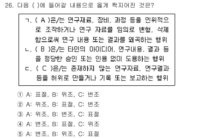 청소년상담사_2급(1교시)(구) 2021년 26번 - 정답과 핵심 포인트를 검수 중인 기출문제