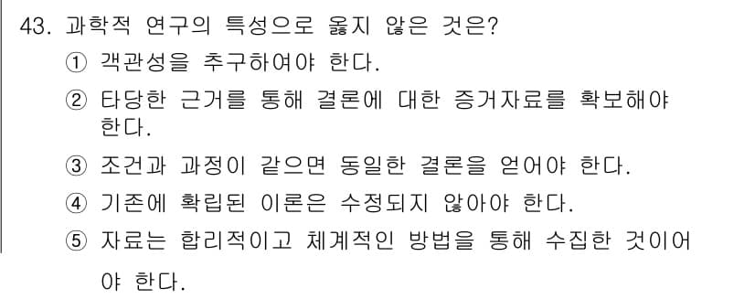 청소년상담사_2급(1교시) 2021년 43번 - 정답과 핵심 포인트를 검수 중인 기출문제