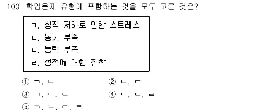 청소년상담사_2급(2교시) 2021년 100번 - 정답과 핵심 포인트를 검수 중인 기출문제