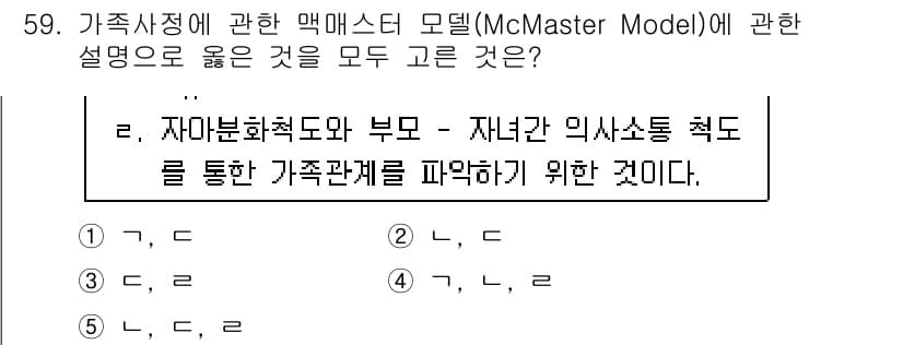 청소년상담사_2급(2교시) 2021년 59번 - 정답과 핵심 포인트를 검수 중인 기출문제