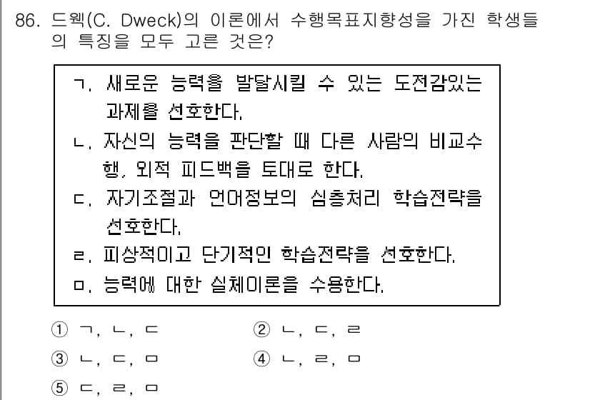 청소년상담사_2급(2교시) 2021년 86번 - 정답과 핵심 포인트를 검수 중인 기출문제