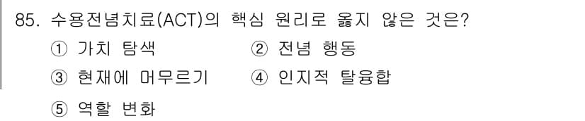 청소년상담사_3급(1교시) 2021년 85번 - 정답과 핵심 포인트를 검수 중인 기출문제