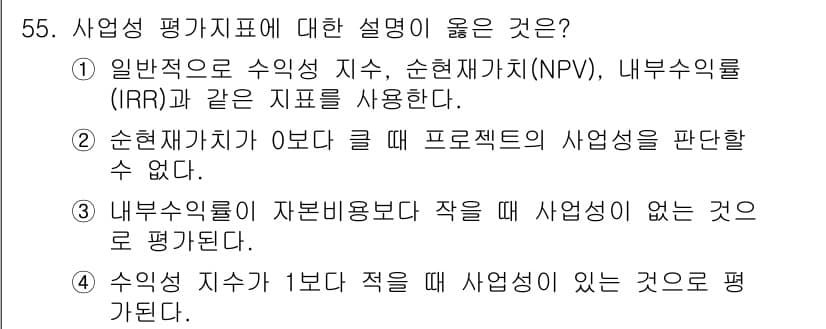 도시계획기사 2021년 55번 - 정답과 핵심 포인트를 검수 중인 기출문제