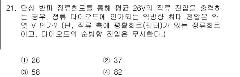 소방설비기사(전기분야) 2021년 21번 - 정답과 핵심 포인트를 검수 중인 기출문제