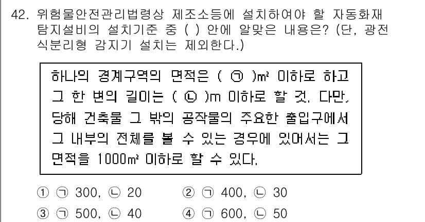 소방설비기사(전기분야) 2021년 42번 - 정답과 핵심 포인트를 검수 중인 기출문제