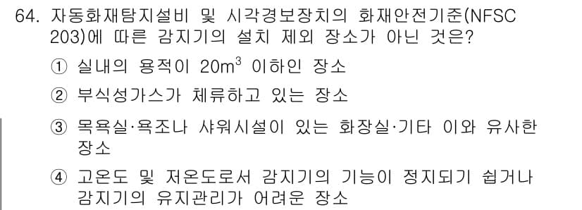 소방설비기사(전기분야) 2021년 64번 - 정답과 핵심 포인트를 검수 중인 기출문제