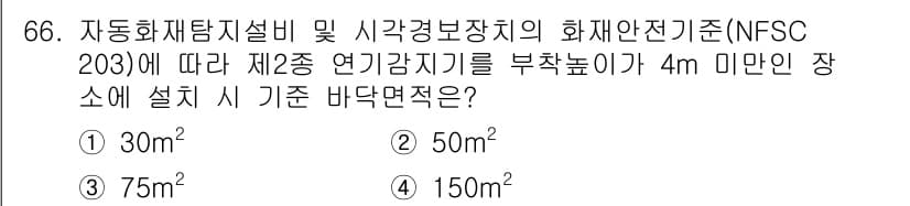 소방설비기사(전기분야) 2021년 66번 - 정답과 핵심 포인트를 검수 중인 기출문제